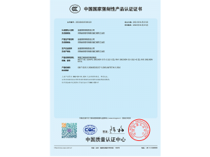 中國國家強制性產(chǎn)品認(rèn)證證書
